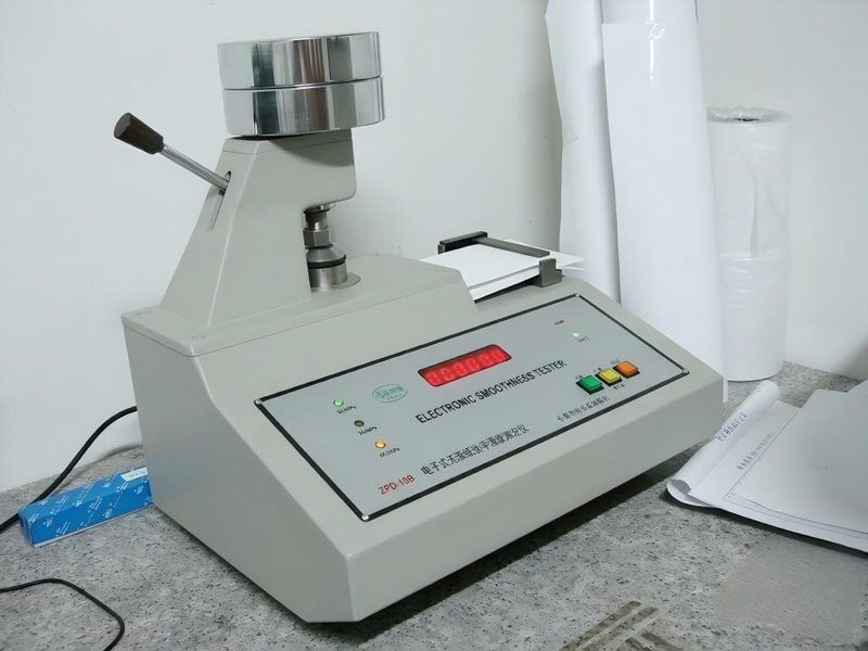 Electronic mercury-free paper smoothness tester