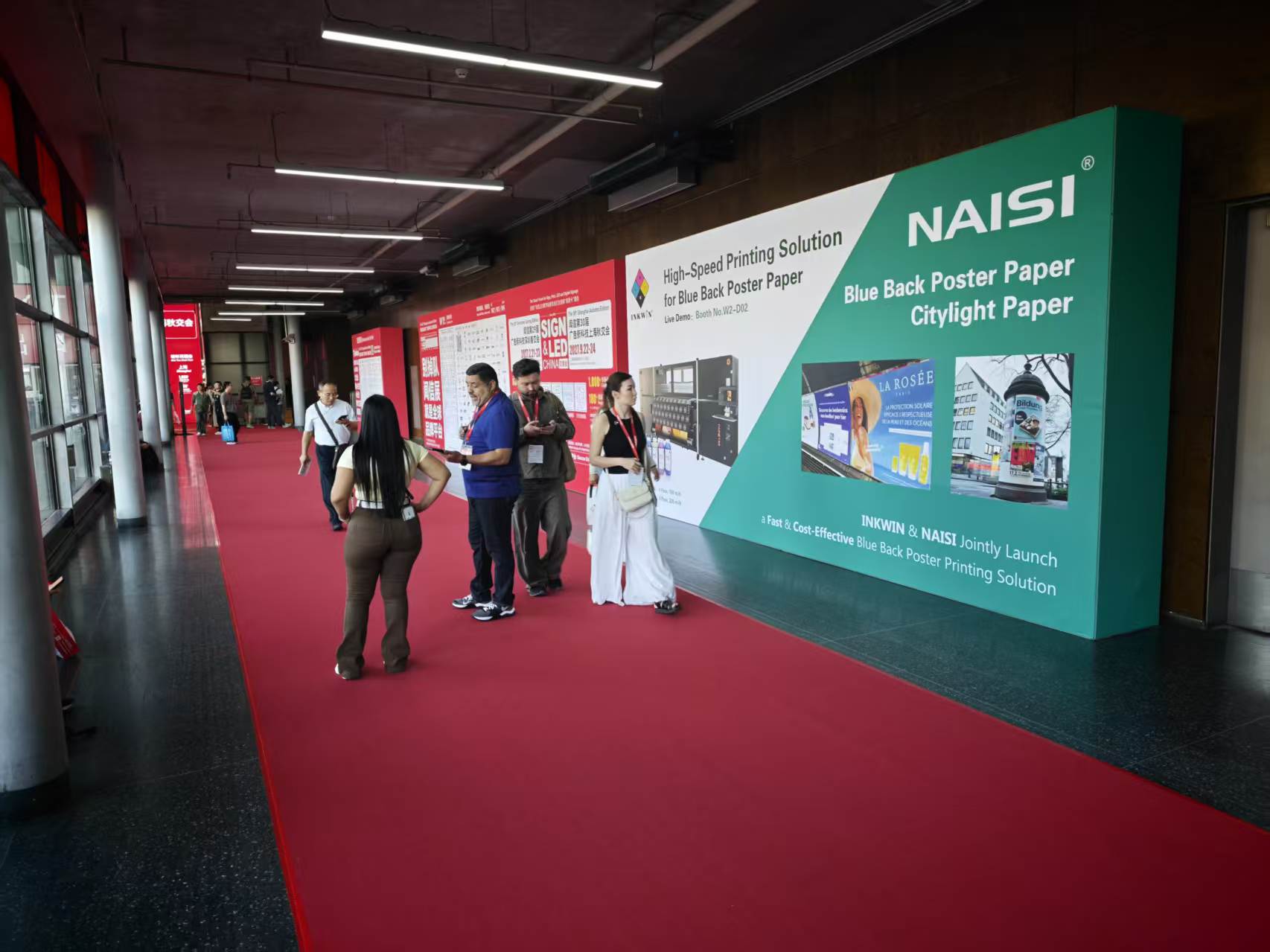 NAISI at Shanghai Advertising Exhibition Discover Our Digital Printing Media Solutions